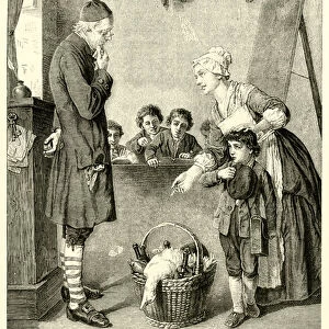 The Village Schoolmaster (engraving)