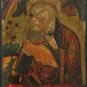 Virgin and Child, 1400s (tempera and gold on wood)