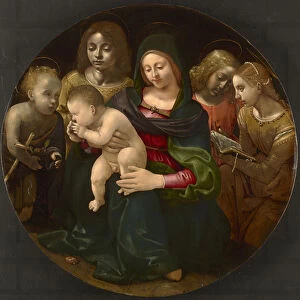 Virgin and Child with the Young Saint John the Baptist, Saint Cecilia, and Angels, c