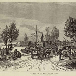 The War, at the Mouth of the Pruth (engraving)