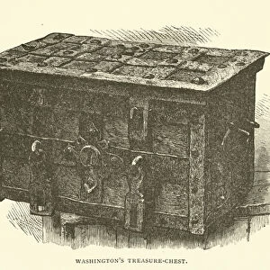 Washingtons treasure chest (engraving)
