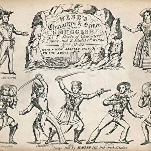 Webbs Characters and Scenes in the Smuggler (engraving)