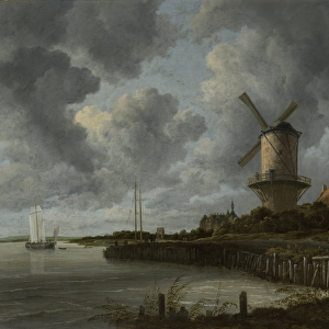 The Windmill at Wijk Duurstede, c. 1668-70 (oil on canvas)