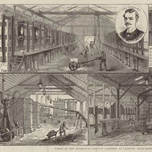 Works of the Aluminium Company (Limited), at Oldbury, near Birmingham (engraving)