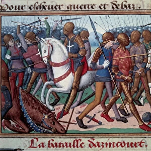 Hundred Years War: "The Battle of Azincourt on 25 / 10 / 1415"