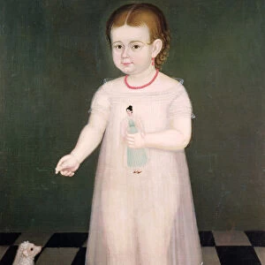 Young Girl with a Doll, 1838 (oil on canvas)