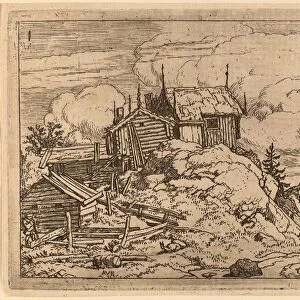 Allart van Everdingen (Dutch, 1621 - 1675), Hamlet on a Hill, probably c. 1645-1656