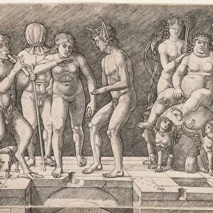 Allegory Fall Ignorant Humanity 1500-1505 Giovanni Antonio da Brescia