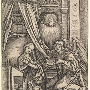 Annunciation 1514 Woodcut Sheet 8 11 / 16 6 1 / 16