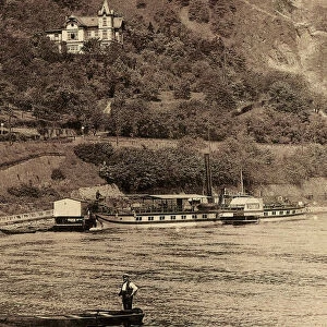 Aussig ship 1894 Elbe Usti nad Labem