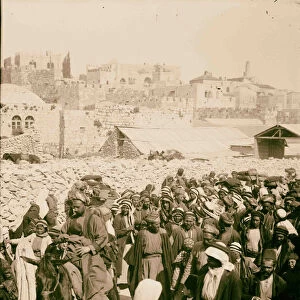 Circumcision procession 1900 Middle East Israel