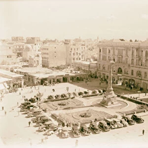 City square Damascus Syria 1920