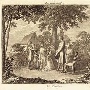 Daniel Nikolaus Chodowiecki (German, 1726 - 1801), Family Grown, 1793, etching