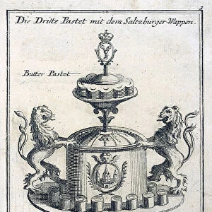Die dritte Pastet mit dem Saltzburger Wappen