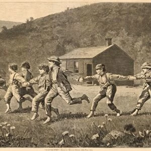 Edward Lagarde (American, 19th Century) after Winslow Homer, Snap-the-Whip, active c