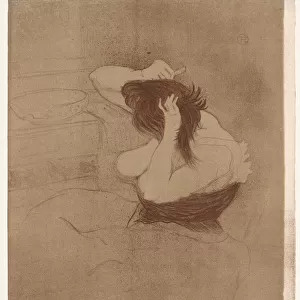 Elles Woman Combing Hair 1896 Henri de Toulouse-Lautrec