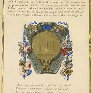 Escutcheon Medal Jacques Bailly French 1634 1679