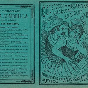 Front, back covers printed, same sheet, collection, love letters, number 12, Jose Guadalupe Posada