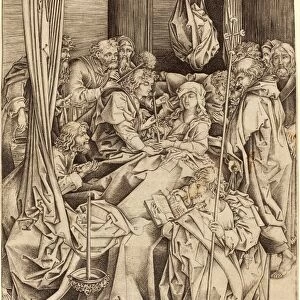 Israhel van Meckenem (German, c. 1445 - 1503), The Death of the Virgin, c. 1480-1490