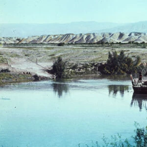 Jericho Dead Sea area River Jordan ferry 1950
