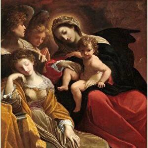 Lodovico Carracci, The Dream of Saint Catherine of Alexandria, Italian, 1555-1619, c