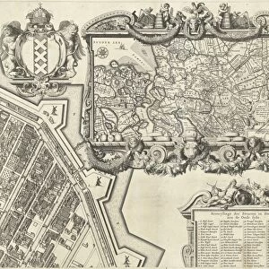 Map of Amsterdam (leaf right), 1625, The Netherlands, Balthasar Florisz. van Berckenrode