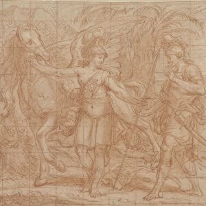 Mythological representation Minerva Pegasus 1600
