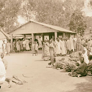 Native market Fort Portal Uganda 1936
