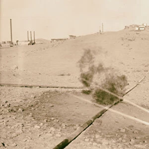 oil fields Pipe line fire 1932 Iraq