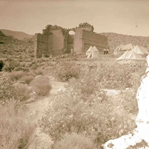 Petra Qasr-el-Bint 1898 Jordan Extinct city
