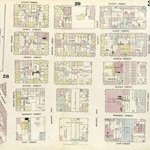 Plate 30: Map bounded by Rivington Street, East Street, Water Street, Corlears Street