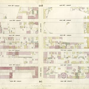 Plate 98: Map bounded by West 47th Street, Eighth Avenue, West 42nd Street, Tenth Avenue