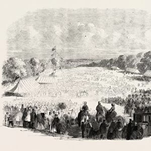 Ragged Schools Festival at Muswell Hill, 1860 Engraving