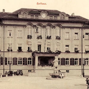 Rathaus Hartha 1913 Landkreis Mittelsachsen Hartha