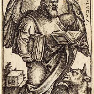 Sebald Beham (German, 1500 - 1550), Luke, engraving