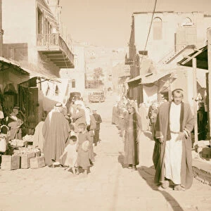 Street Es-Salt Salt Transjordan 1940