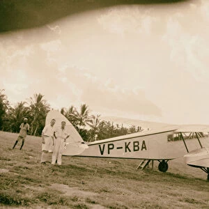 Zanzibar 1936 Tanzania plane aircraft people