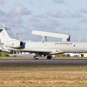 A Brazilian Air Force Embraer E-99 at Recife Air Force Base, Brazil
