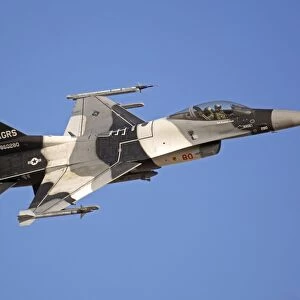 F-16C Fighting Falcon flying over Fallon, Nevada