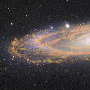 Infrared image of the Andromeda Galaxy