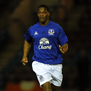 Determined Striker in Everton Colors: Kieran Agard