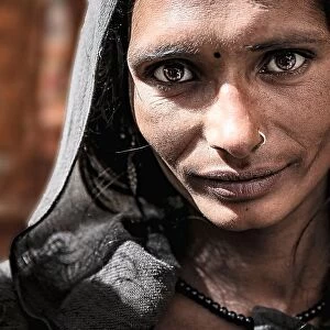 Ritratto di donna a Pushkar