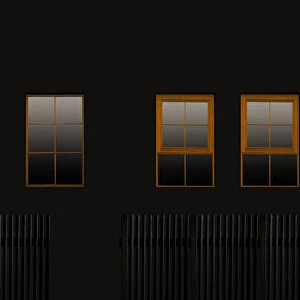 Windows in the dark