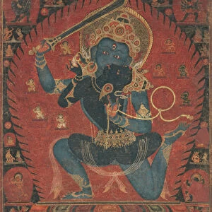 Acala with Consort Vishvavajri, 1525-50. Creator: Unknown