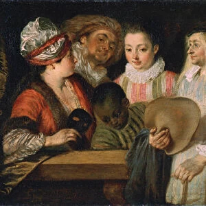 Actors of the Comedie Francaise, 1711-1712. Artist: Jean-Antoine Watteau
