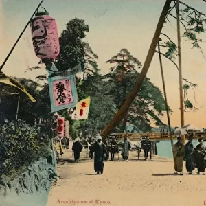 Arashiyama at Kyoto, c1900