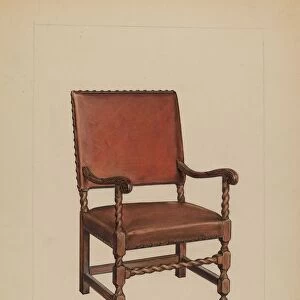 Armchair, c. 1937. Creator: M. Rosenshield-von-Paulin