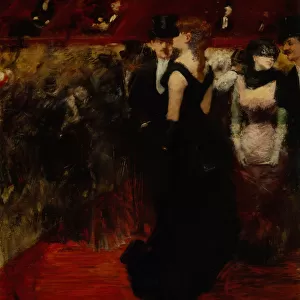 Ball at the Paris Opera. Artist: Forain, Jean-Louis (1852-1931)