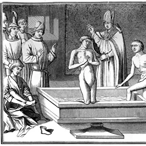 Baptism, 15th century (1849). Artist: A Bisson
