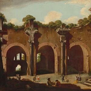 The Basilica of Constantine with a Doric Colonnade, 1685/1690. Creator: Niccolo Codazzi
